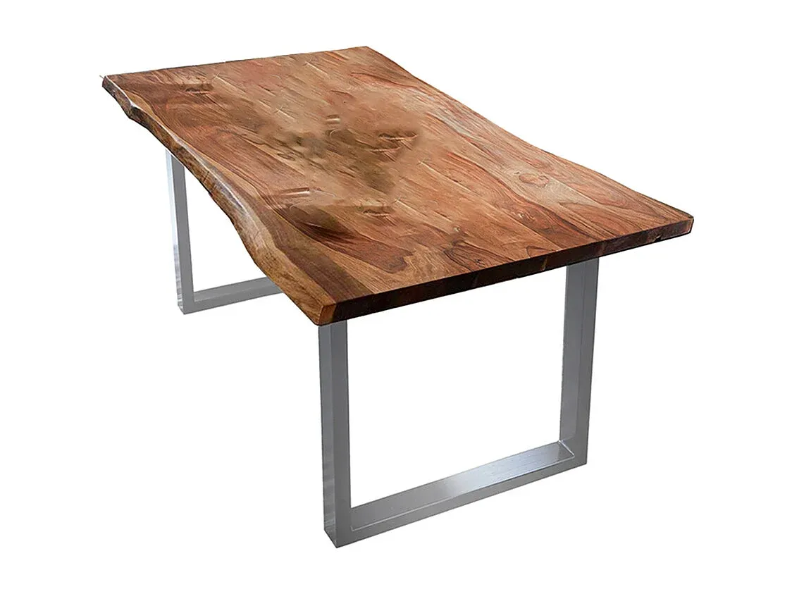 Großer Holzesstisch - 200 x 100 cm-decororise