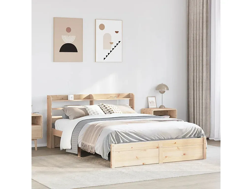 Modulares Bettgestell in 120x200 cm mit Kopfteil-decororise