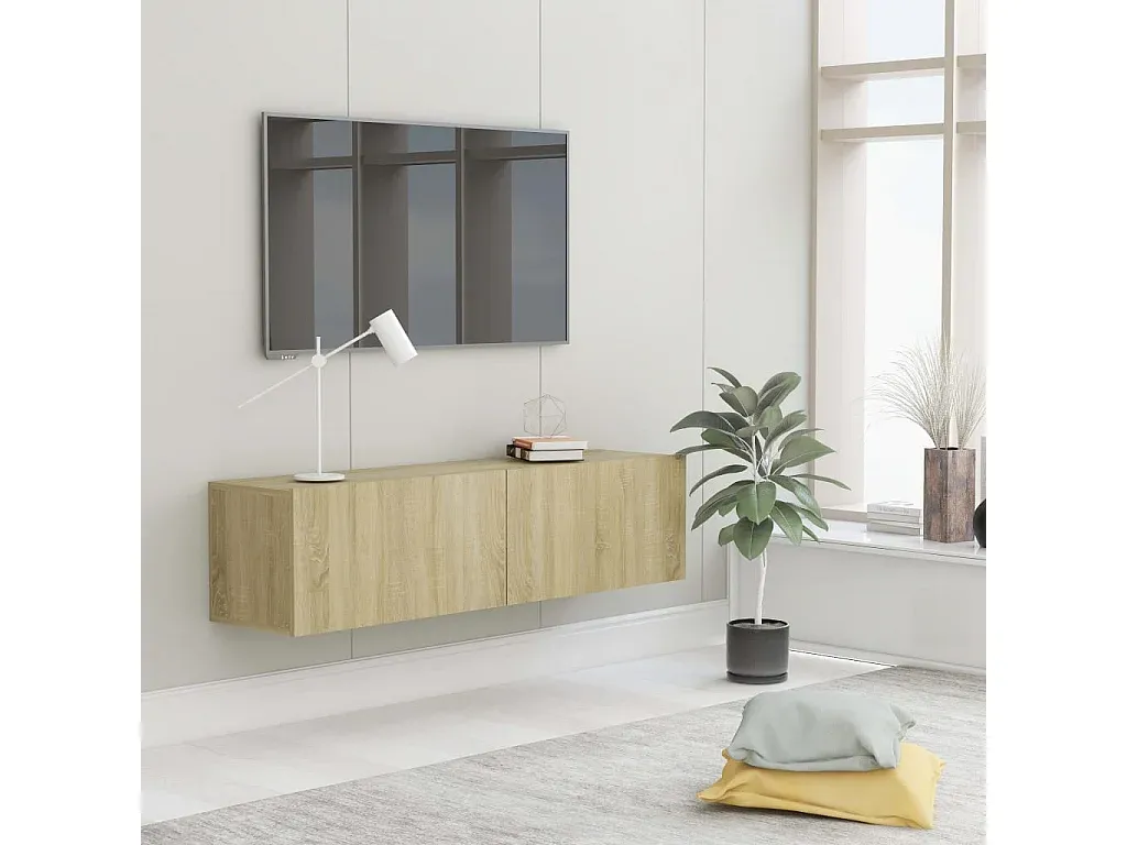 Moderner TV-Schrank aus Sonoma-Eiche, 120x30x30 cm-decororise