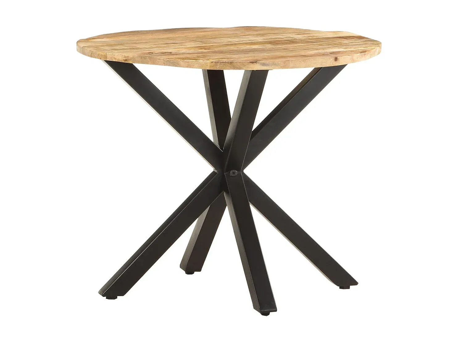 Moderner Beistelltisch aus Mangoholz, 68x68x56 cm-decororise