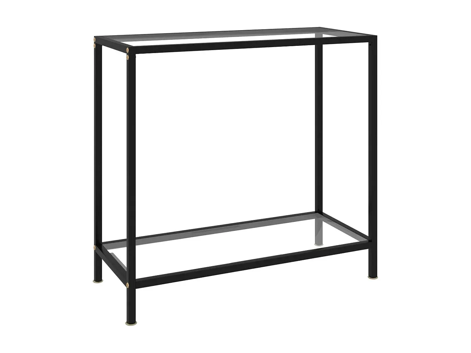 Moderner Konsolentisch aus Hartglas 80x35x75 cm-decororise