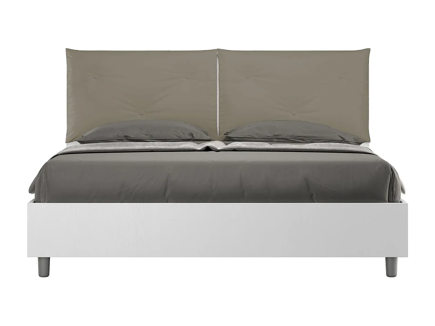 Großes Etagenbett 160x200 mit Kunstlederkissen-decororise