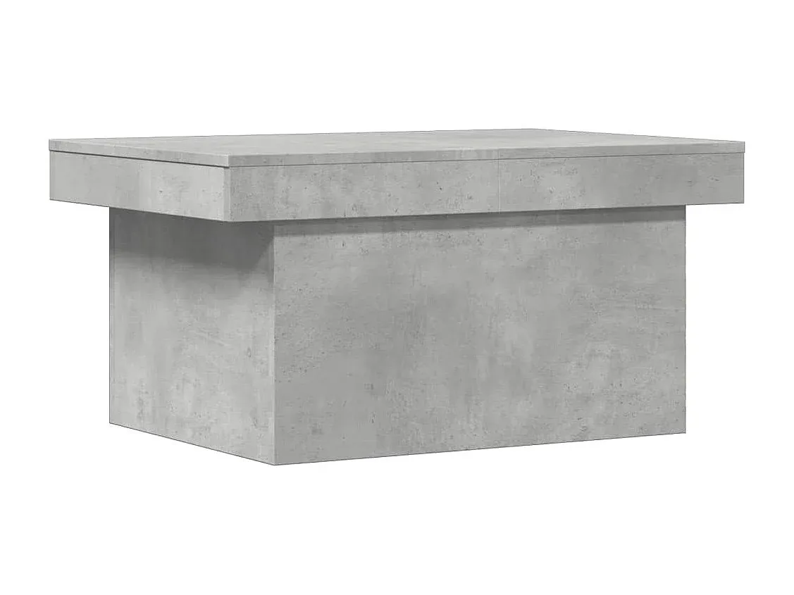 Moderner Wohnzimmertisch in Betongrau 100x55x40 cm-decororise