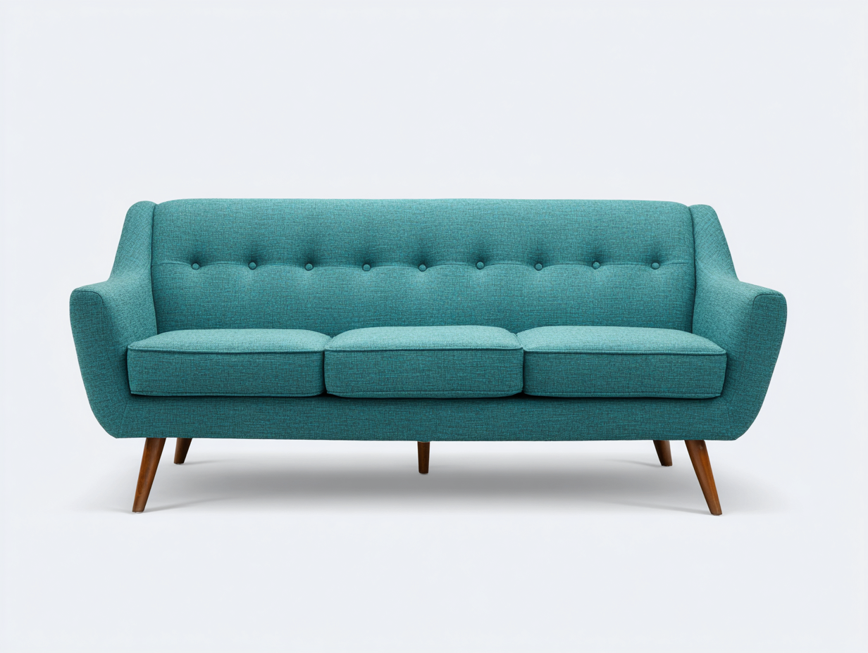 Canapé3places-tissu-205x85x80cm-vertbleu-stylemidcentury-Haviaiadwell