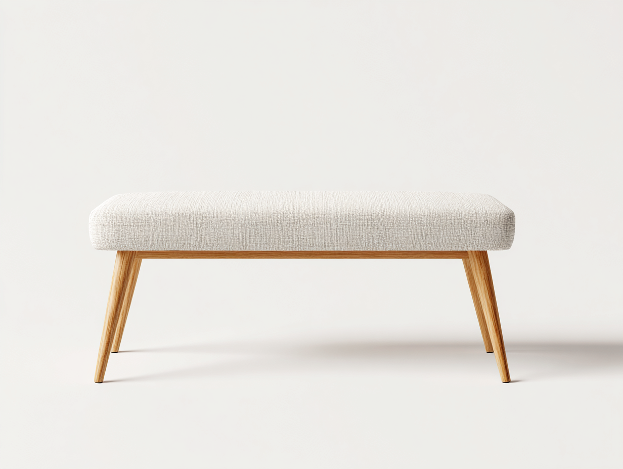 Banc-tissu-150x40x45cm-grisclair-boisnaturel-styleminimaliste-Haviaiadwell