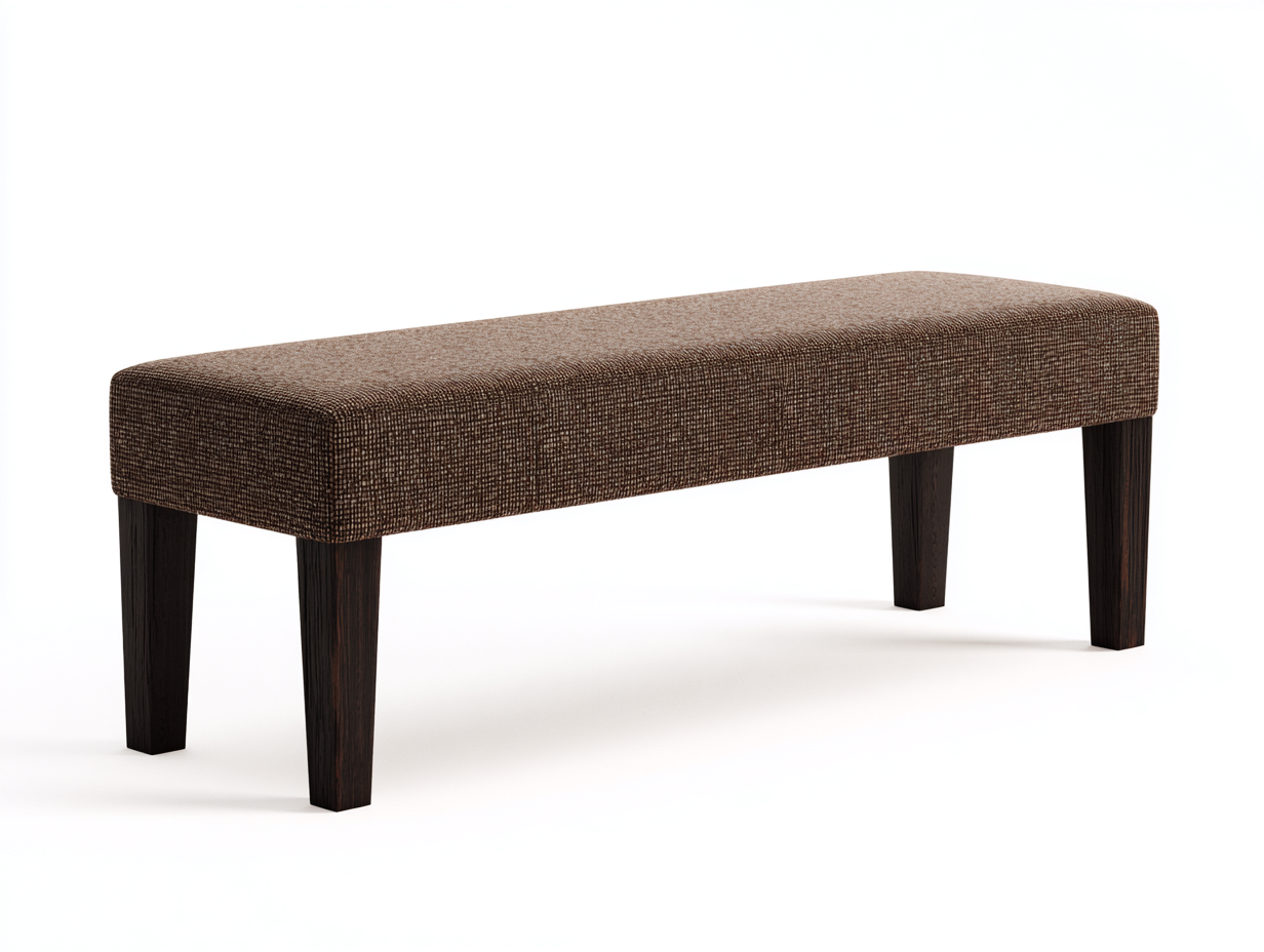 Banc-tissu-135x38x44cm-marron-styleclassique-Haviaiadwell
