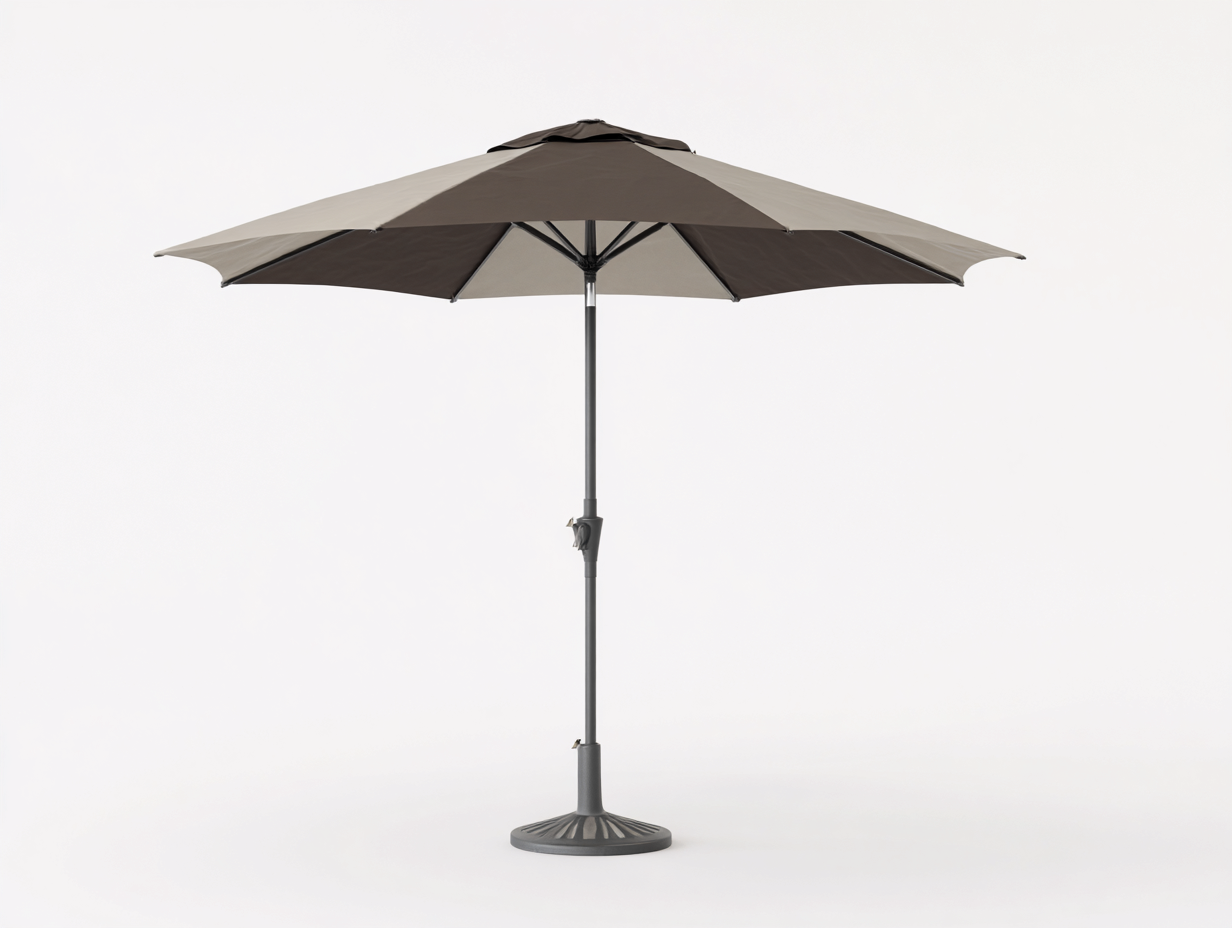 Parasol-jardin-aluminium-toile-280x280x245cm-gris-marron-design-moderne-Lizovahome