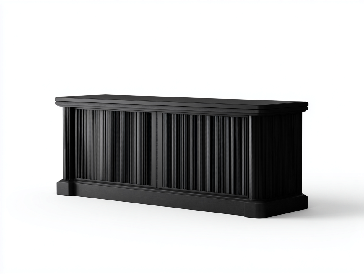 MeubleTV-bois-noir-190x40x55cm-salon-style-moderne-structure-solide-Varilonest