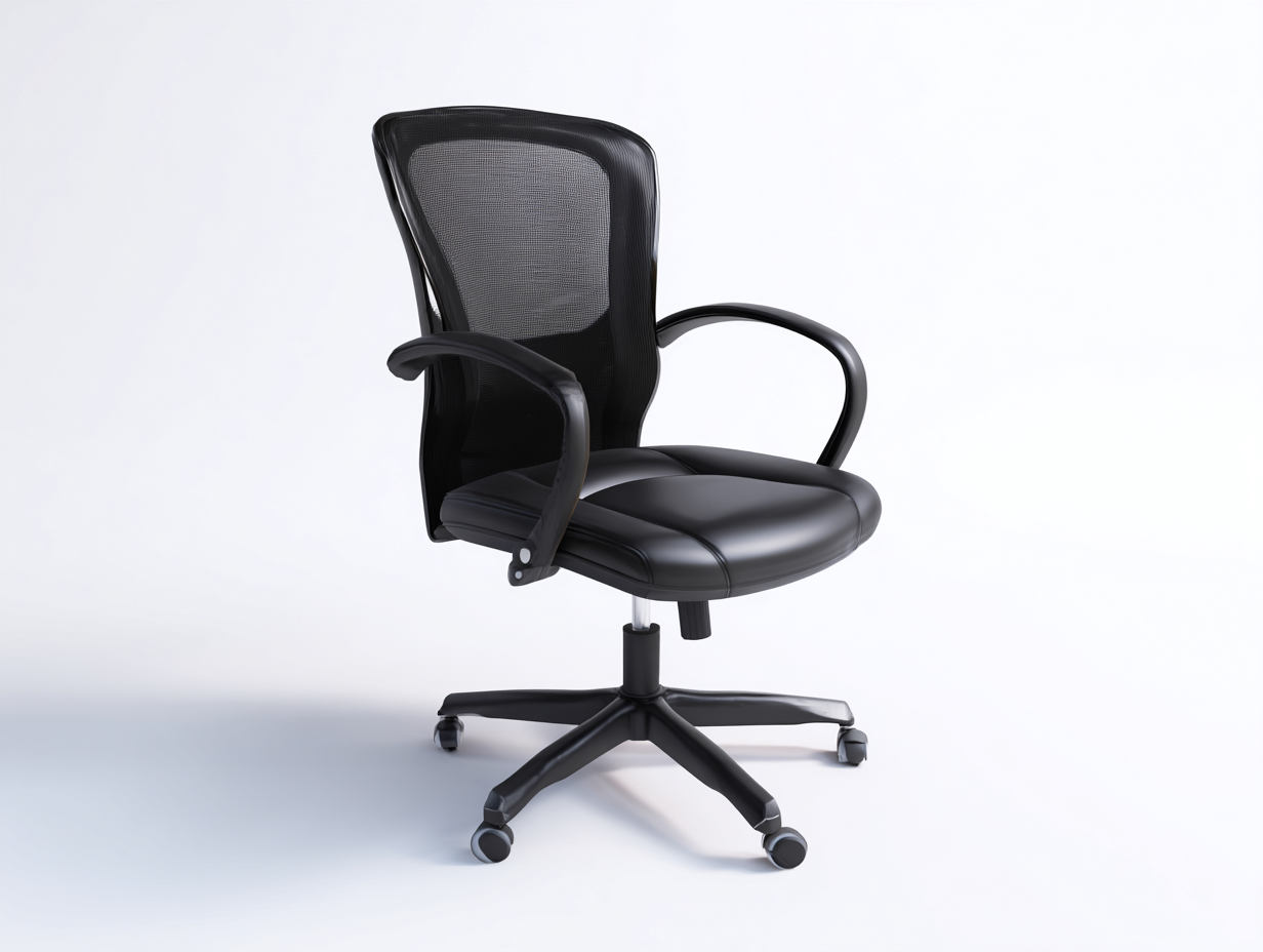 Chaise-de-bureau-similicuir-65x65x100cm-noir-dossier-maille-accoudoirs-ergonomique-roulettes-Varilonest