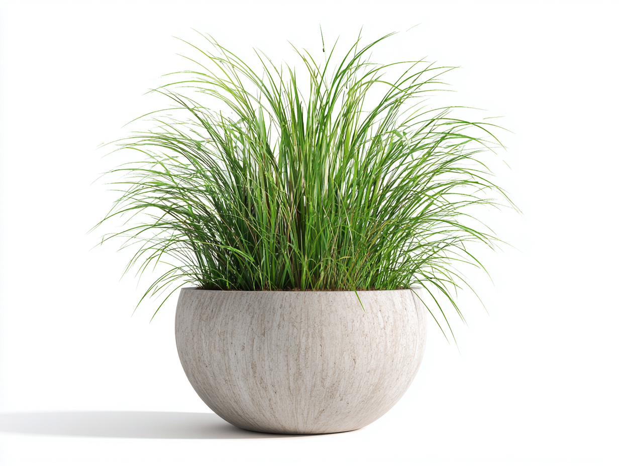 Cache-pot-rond-pierre-Ø38x28cm-beige-clair-texture-minérale-style-naturel-Varilonest