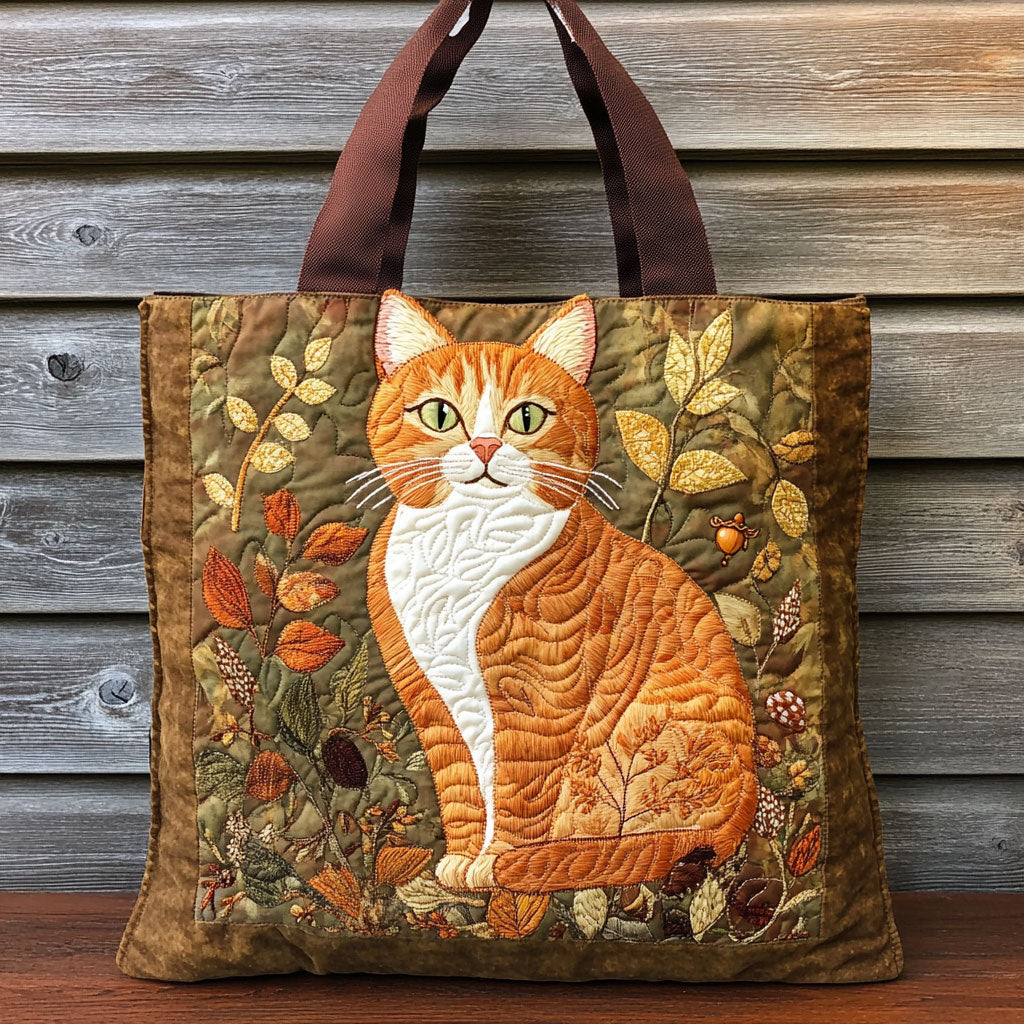 Cozy Cat CP0110224CL Quitled Tote Bag-Mega-Craft