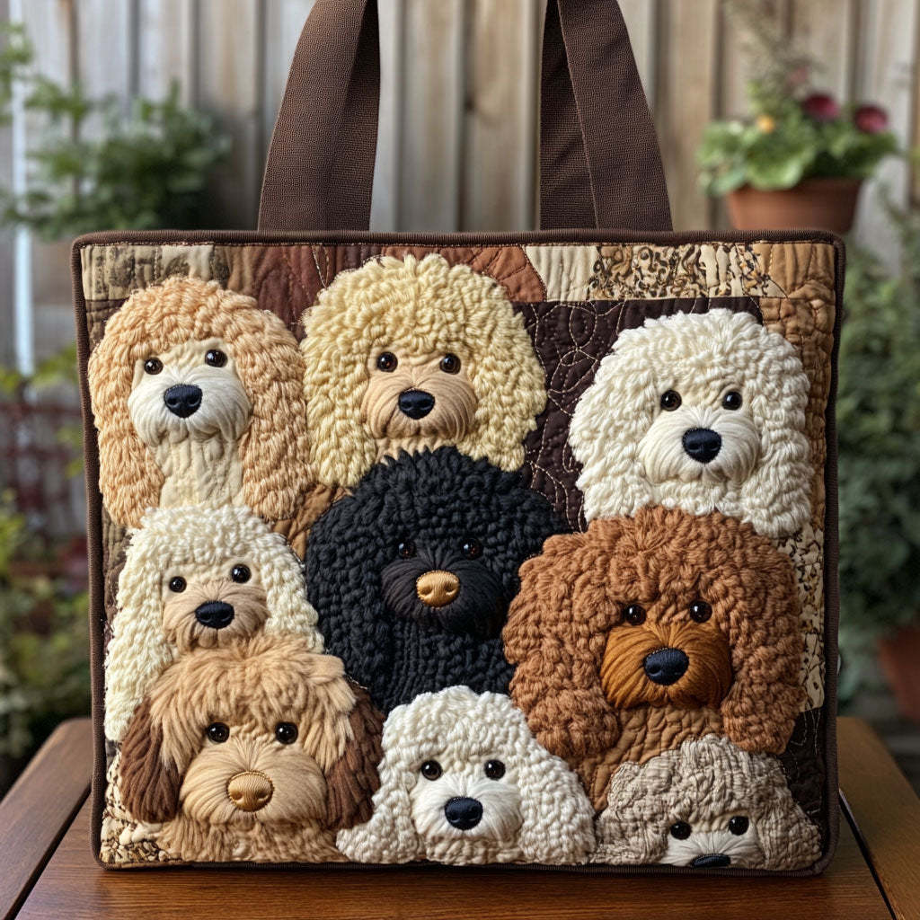 Puppy Pals CP0110201CL Quilted Tote Bag-Mega-Craft