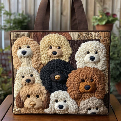 Puppy Pals CP0110201CL Quilted Tote Bag-Mega-Craft