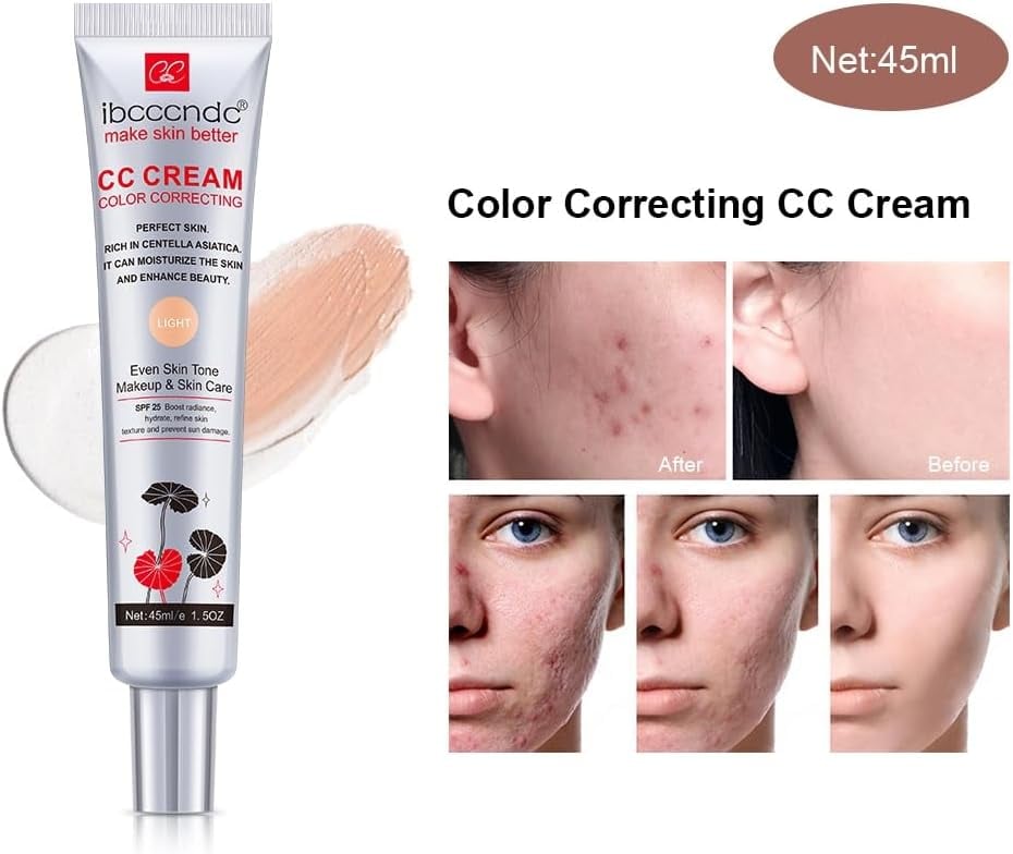 💖 Achieve Effortless Radiance✨Hydrating CC Cream Foundation with Centella Asiatica