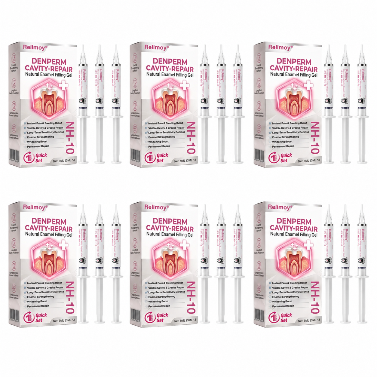Relimoy® DenPerm Cavity-Repair Natural Enamel Filling Gel