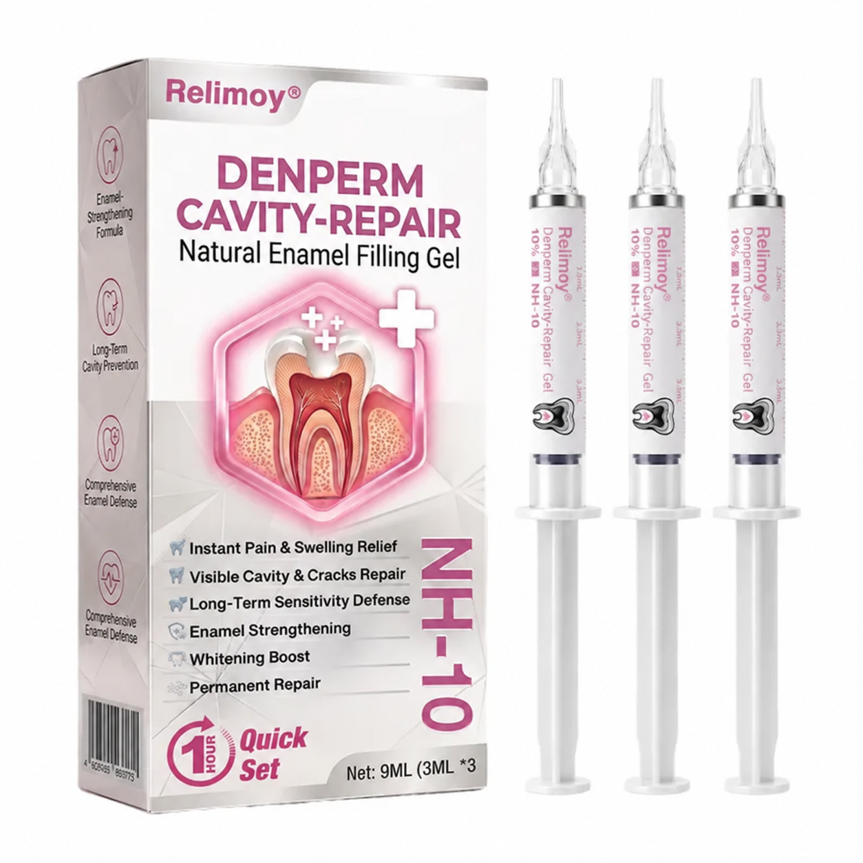 Relimoy® DenPerm Cavity-Repair Natural Enamel Filling Gel