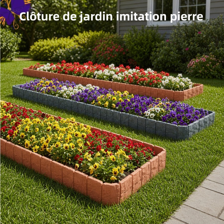 Bordure de jardin en imitation pierre – Bordure de jardin à faire soi-même