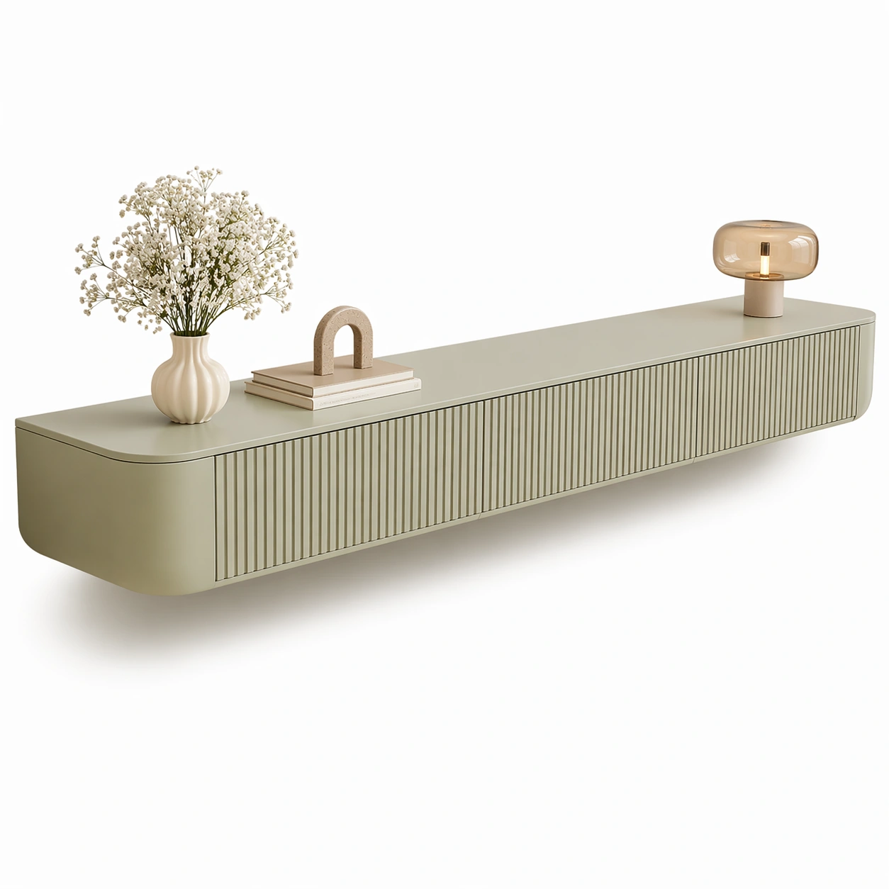 Minimalistyczna szafka RTV Olive Beige