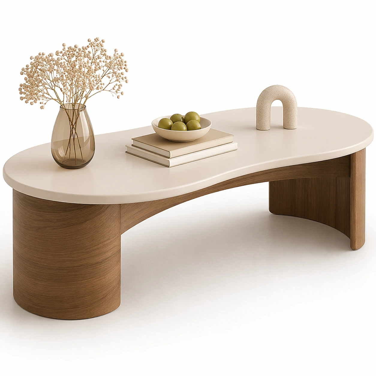 Stol kawowy Wave Walnut Beige