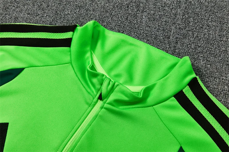 Mexico 26-27 1/4 Zip Tracksuit Green Chandal
