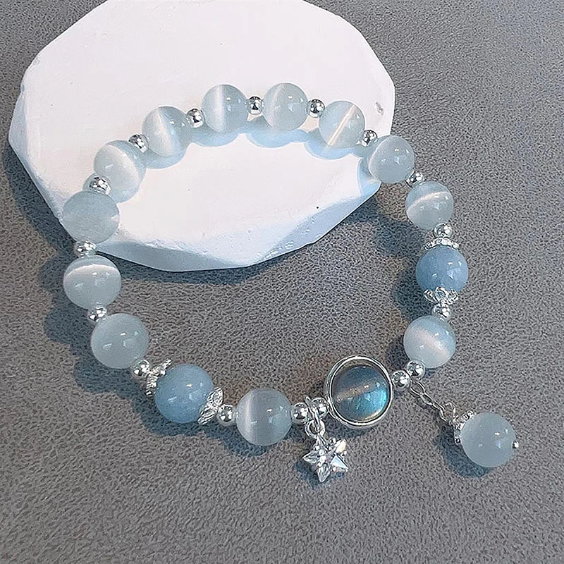 Elegantný modrý krištáľový náramok-Eleanor Hart SK
