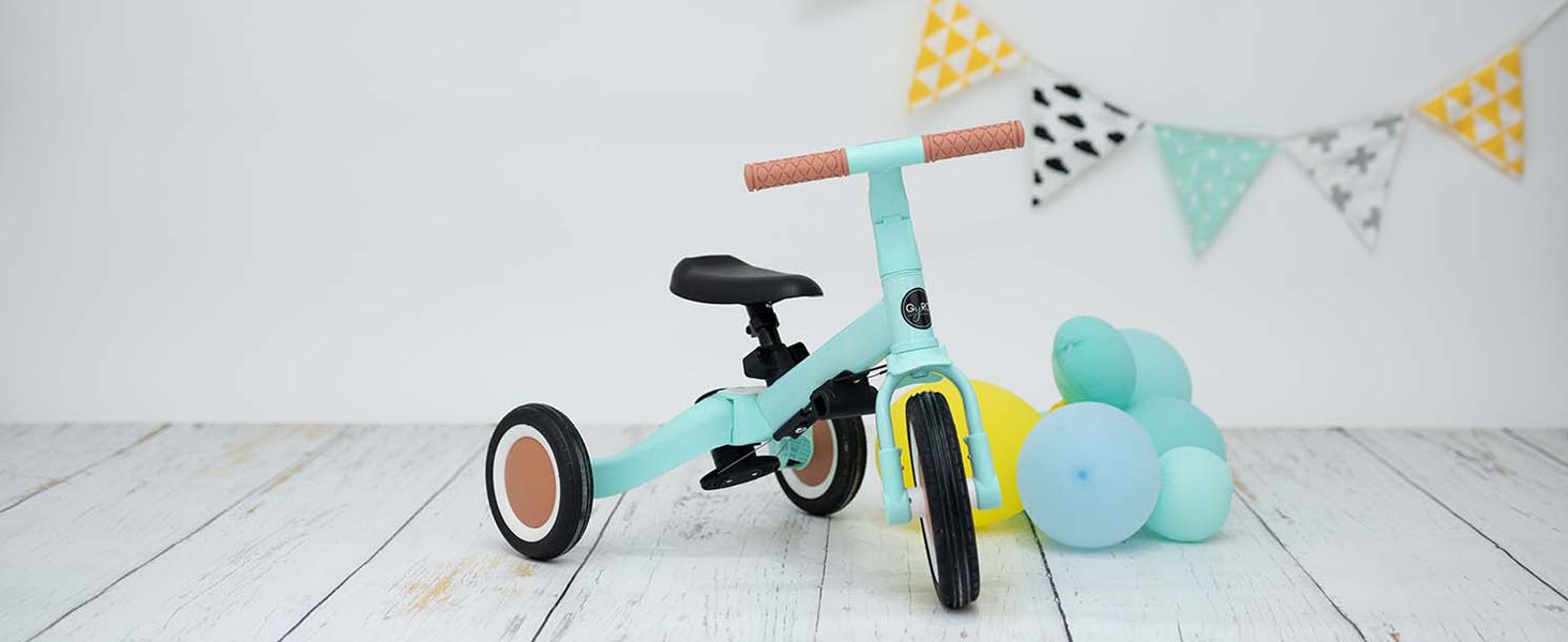 Bicicleta 2 en 1 Menores hasta 25 kg 1,5-5 años Triciclo- Carrito Cesta