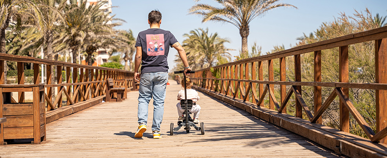Triciclo Bebé, Plegable, Trike, Bicicleta para Niños, Triciclo Evolutivo, Triciclo Sin Pedales