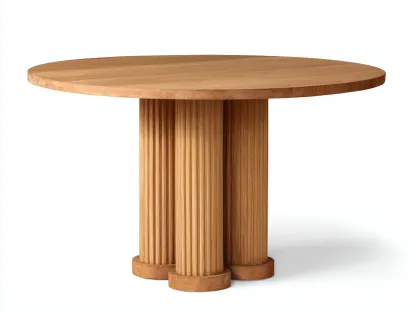 Table de jardin-Bois massif-150 x 150 x 76 cm-Bois naturel-Style moderne classique-Noriaianest