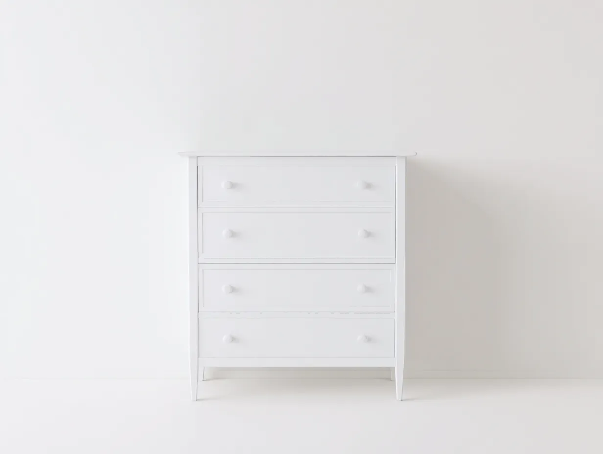 Table de chevet-MDF-62 x 42 x 72 cm-blanc-style classique moderne-Zalahahaus