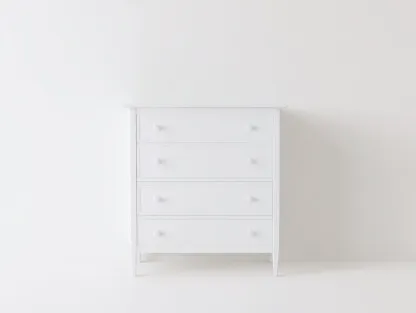 Table de chevet-MDF-62 x 42 x 72 cm-blanc-style classique moderne-Zalahahaus