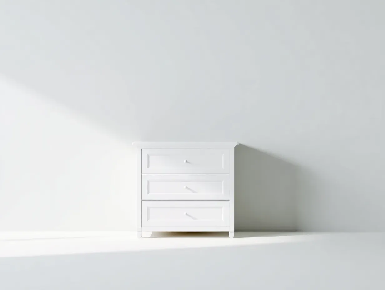 Table de chevet-MDF-57 x 40 x 62 cm-blanc-style classique moderne-Zalahahaus