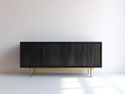 Meuble d'entrée-bois-métal-190 x 45 x 75 cm-noir-doré-style moderne-Sonamodecor