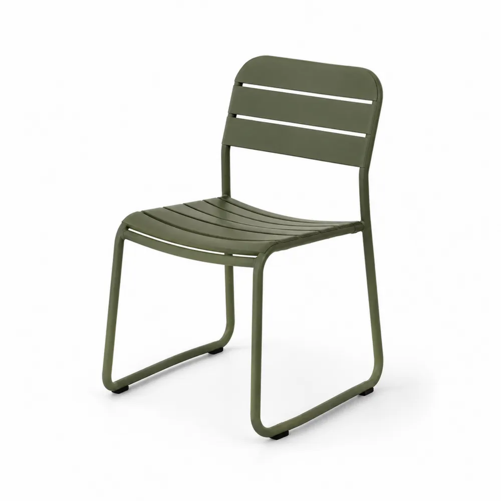 Silla de metal para exteriores Verde 80 cm-Dravtrivoqelx