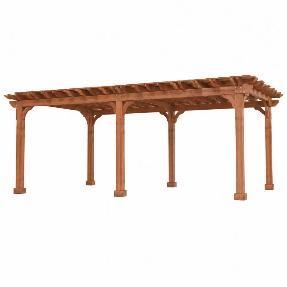 Pergola en bois de pin 500x300x220 cm-Solvortinela