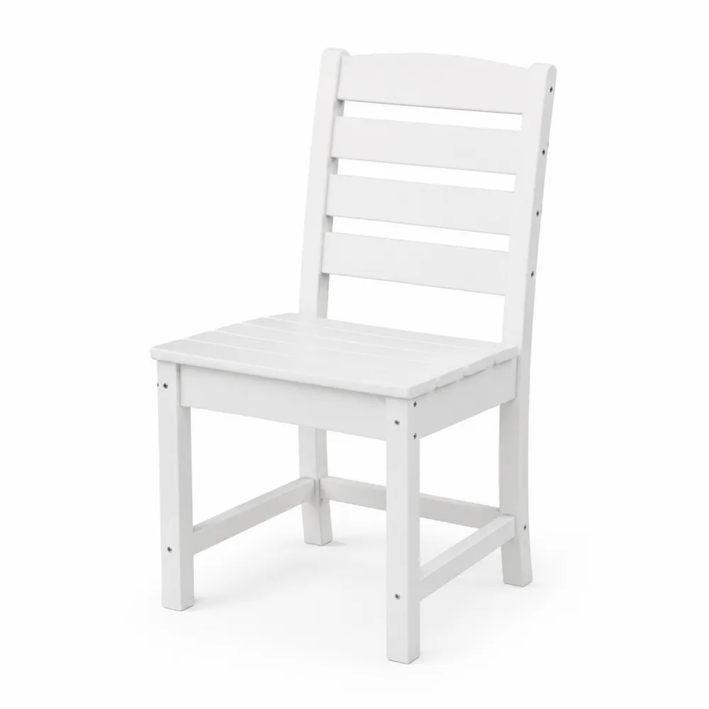 Chaise en bois Blanc 45x53x90 cm-Solvortinela