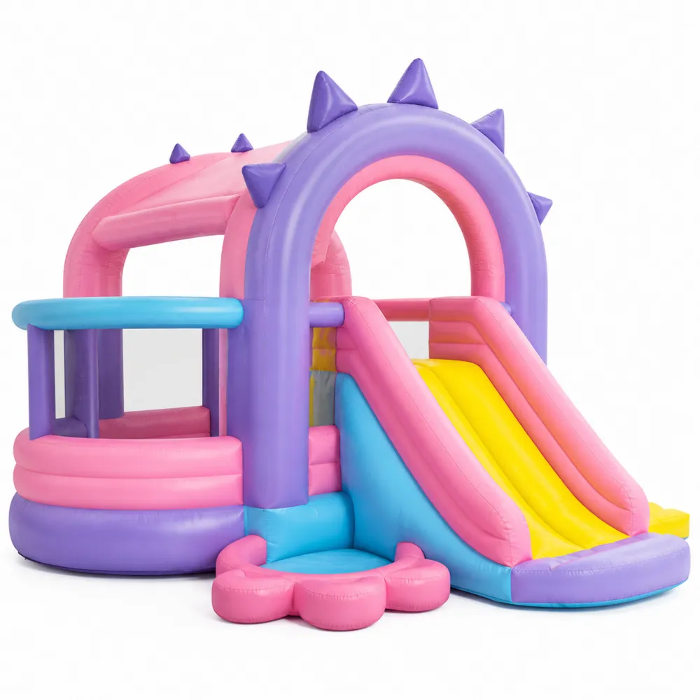 Château gonflable avec toboggan en PVC-Simplivillaeu