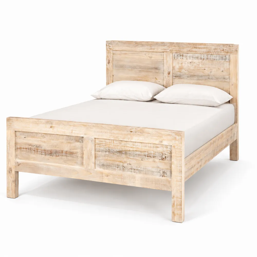 Lit en bois de pin 200x160 cm