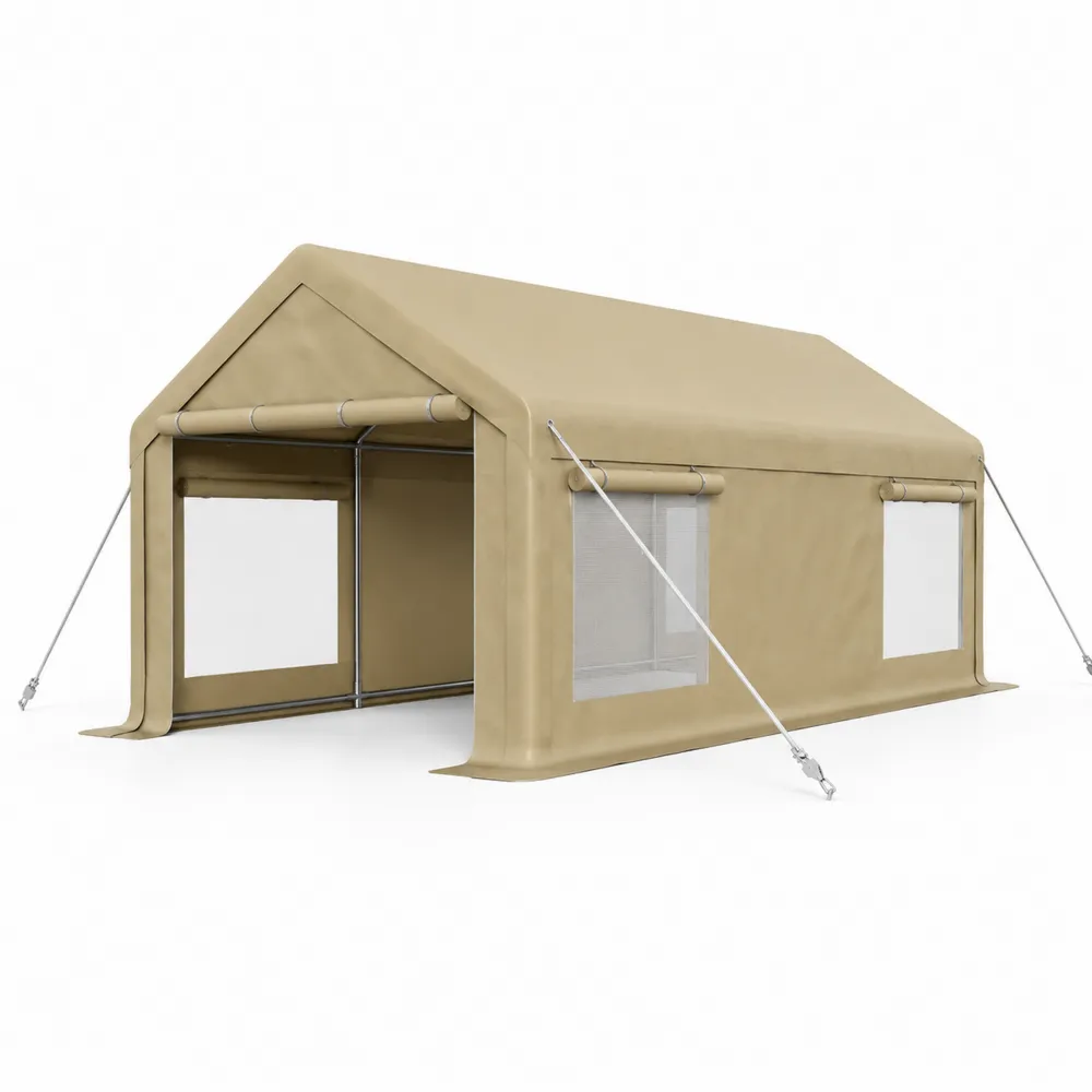 Tente en PVC avec cadre en acier 5x3m