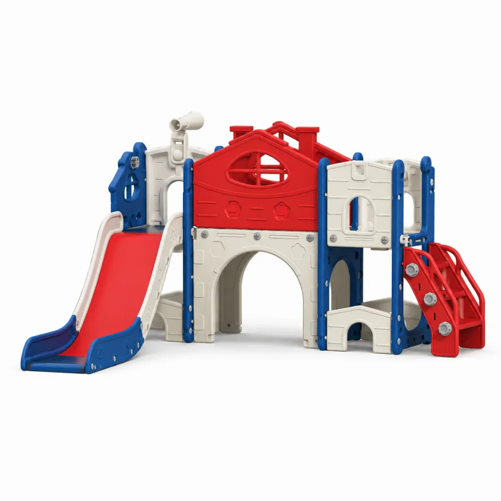 Structure de Jeu pour Enfants en Plastique avec Toboggan