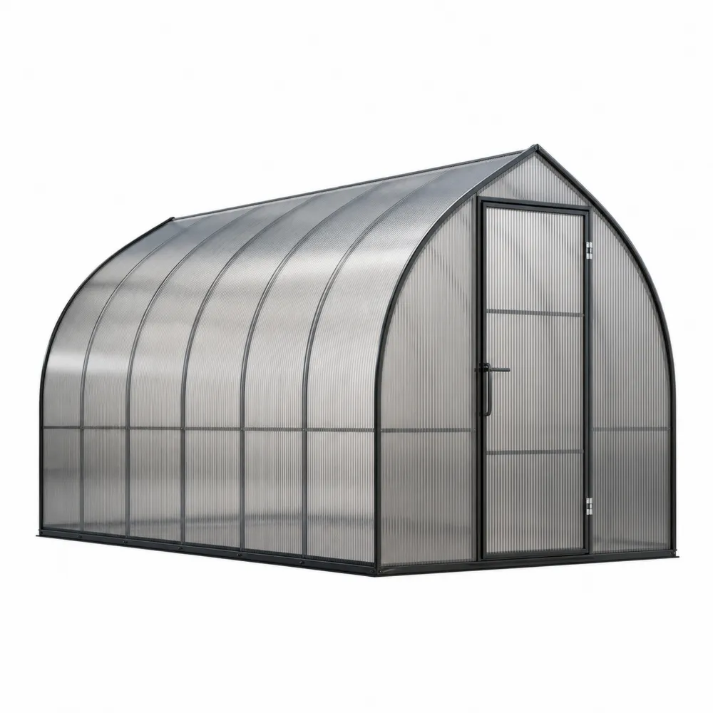 Serre en polycarbonate 4 mm et aluminium