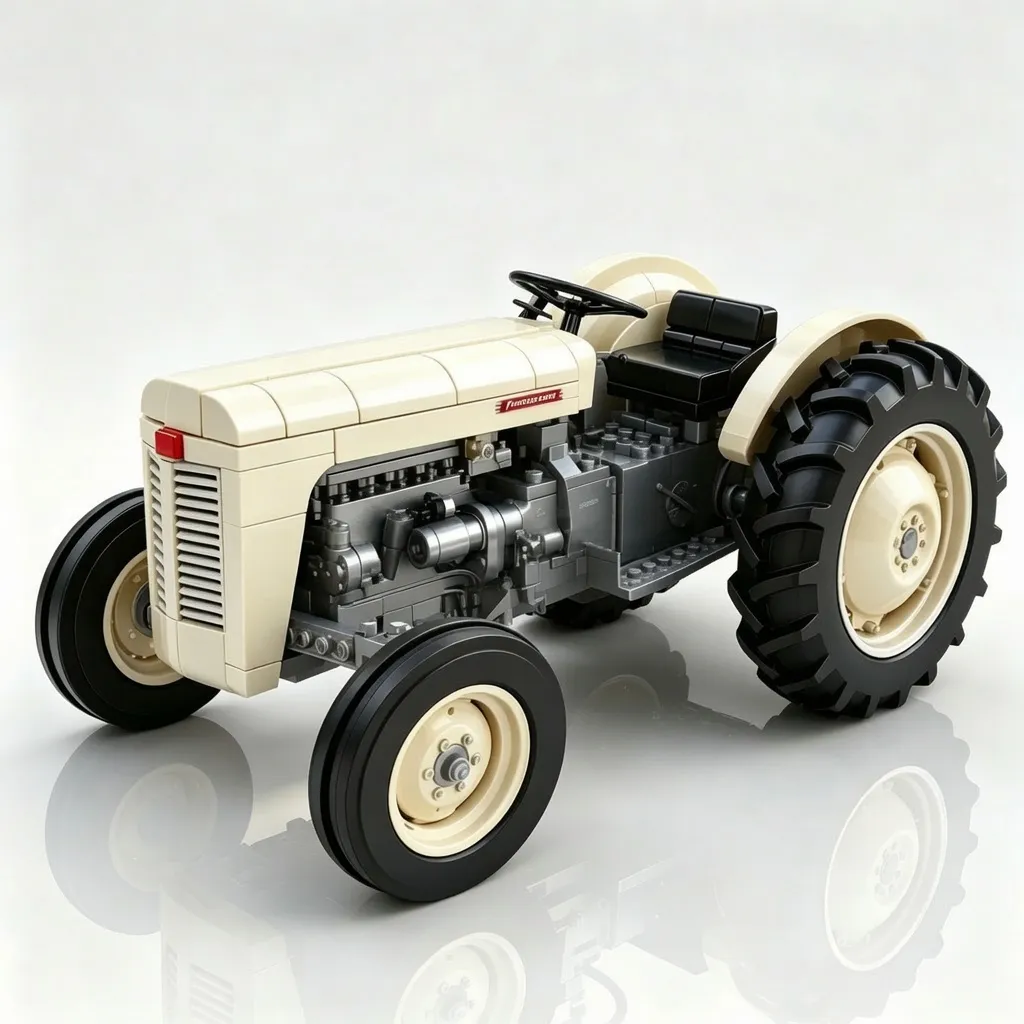 🌾Harvest Time: Vintage 8N Tractor Brick Set - A Tribute to the Classic Farm Legend of the 1950s