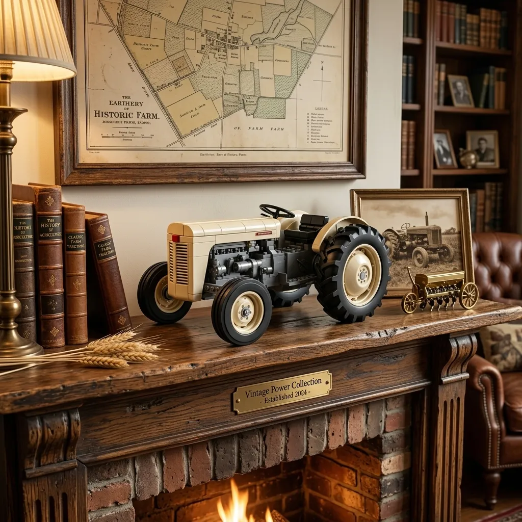 🌾Harvest Time: Vintage 8N Tractor Brick Set - A Tribute to the Classic Farm Legend of the 1950s