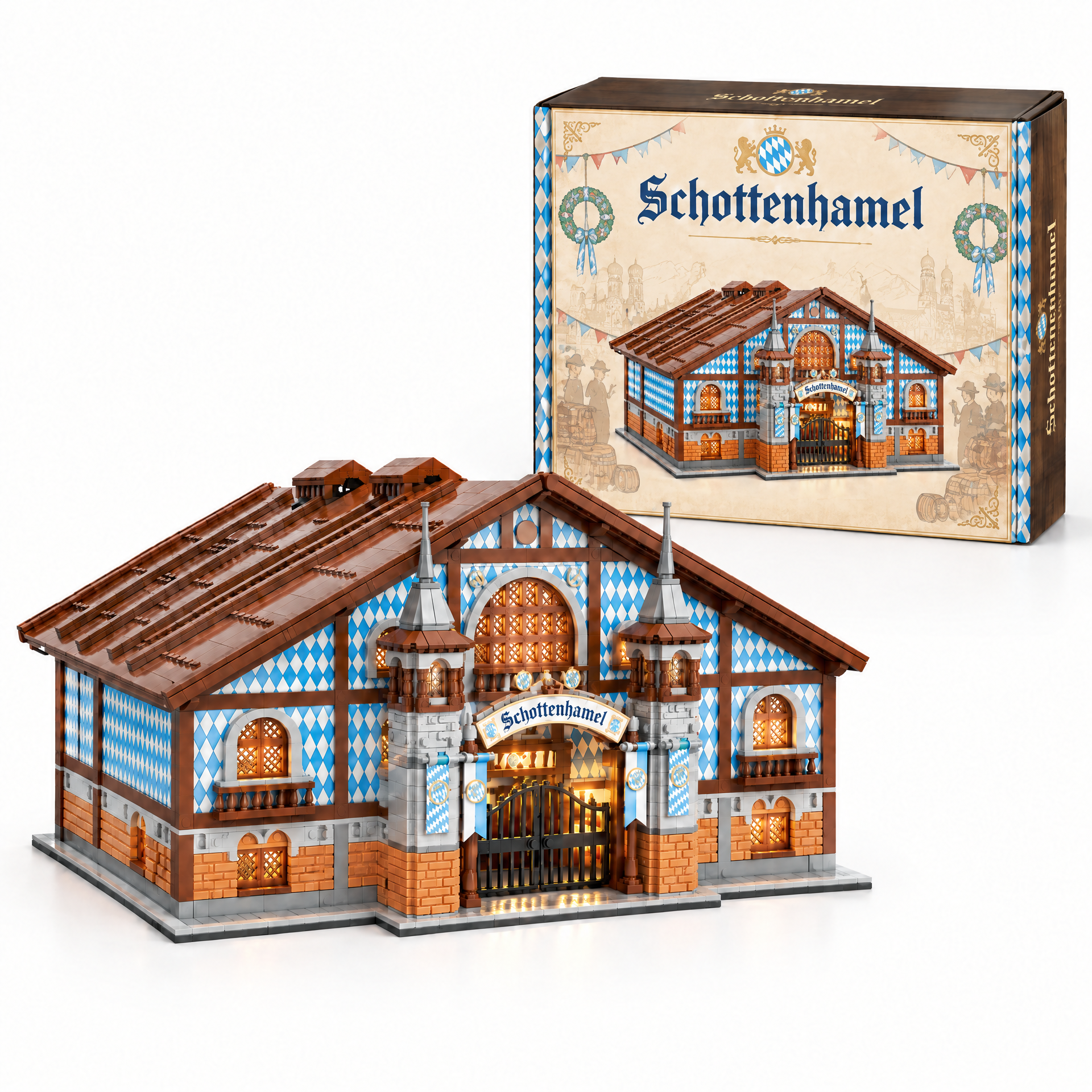 Bavarian Festival Beer Tent Building Set