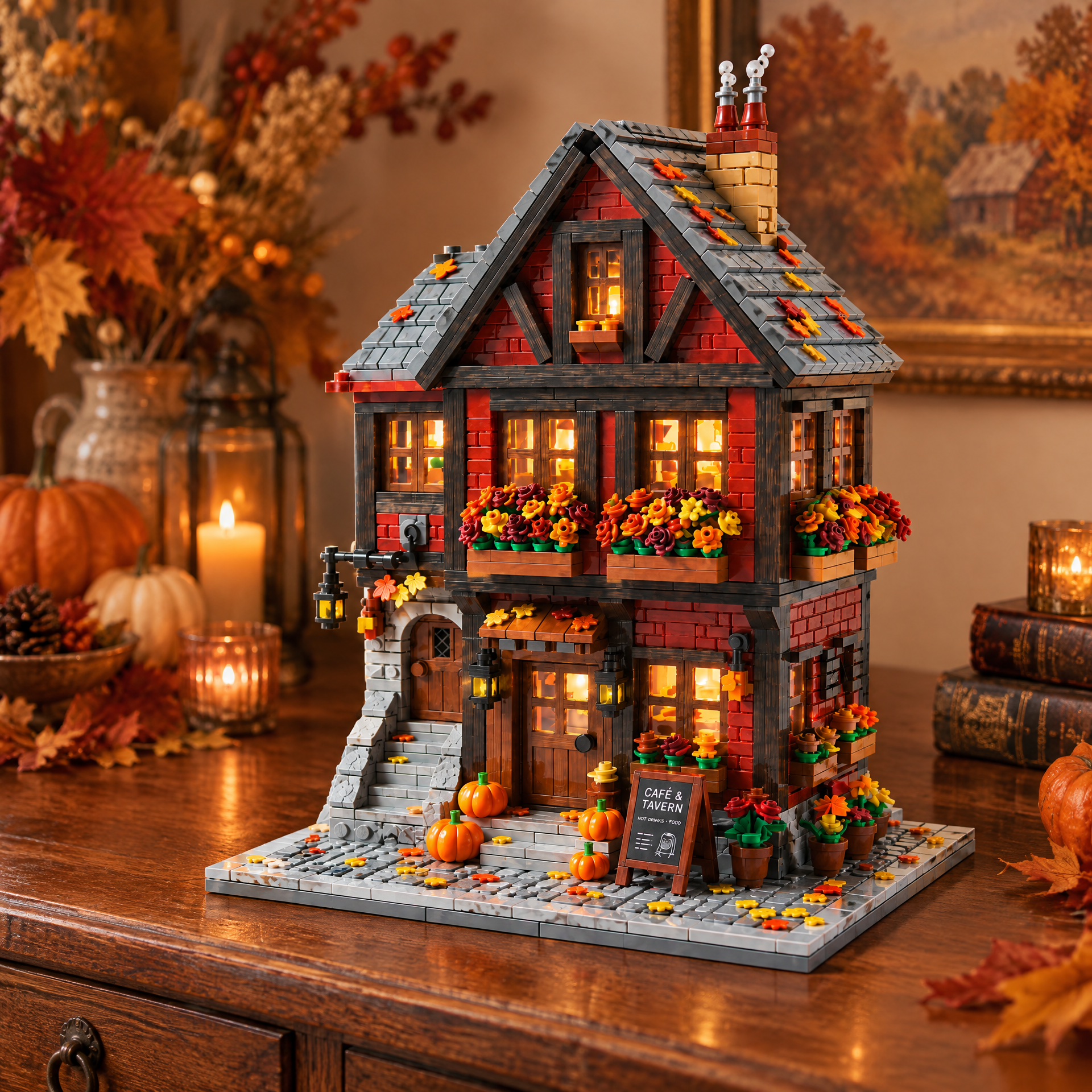 Autumn Harvest Country Café Building Set