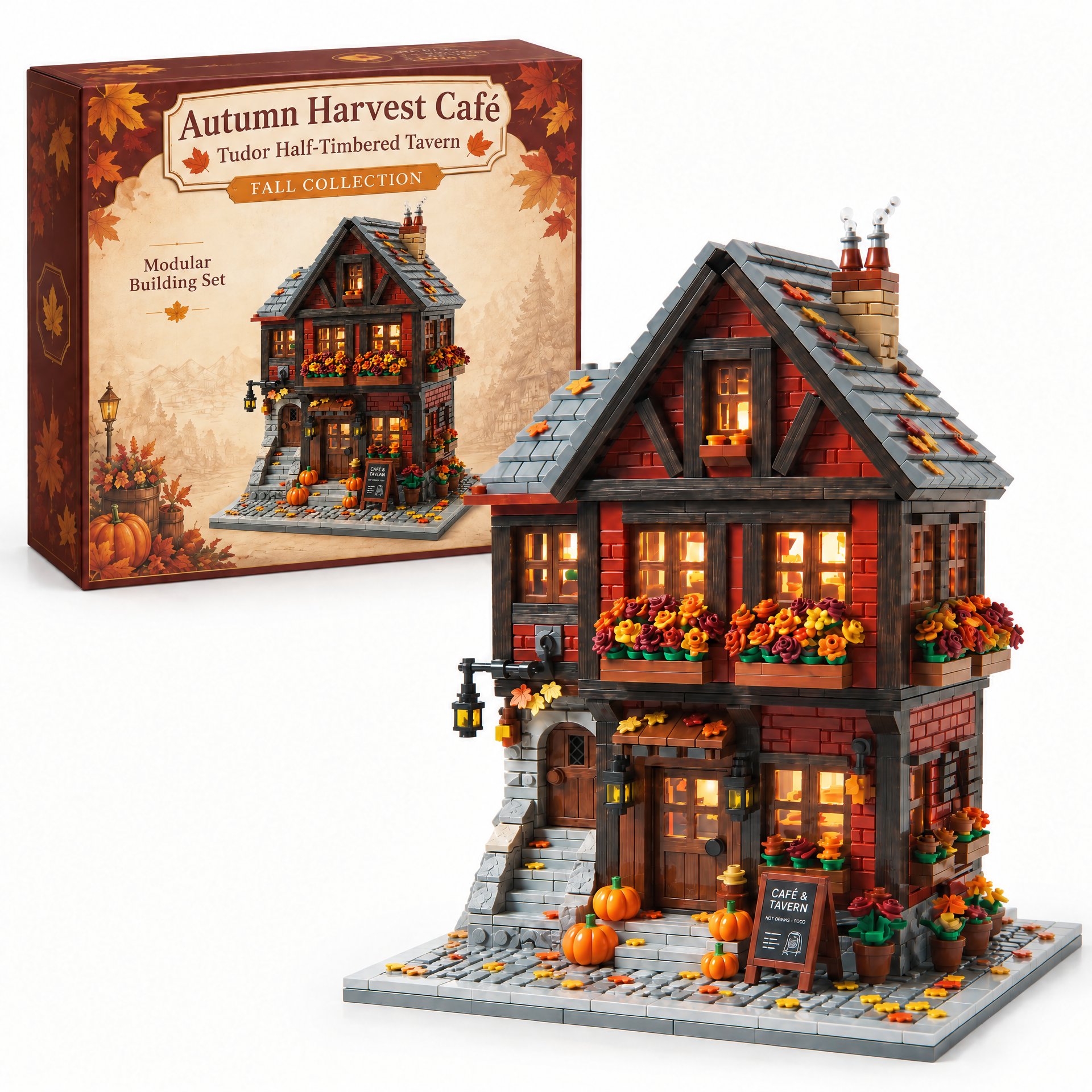 Autumn Harvest Country Café Building Set