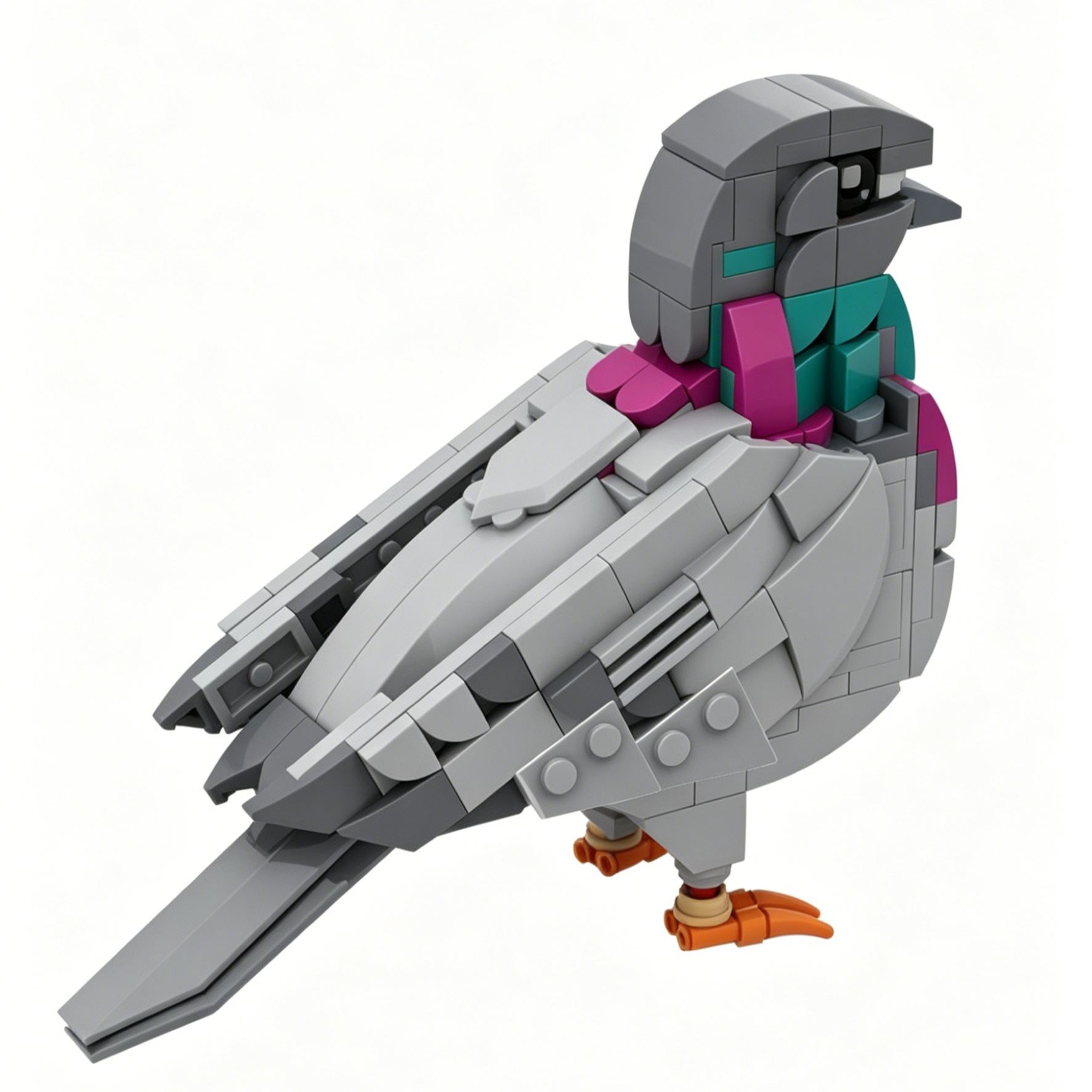 Realistic City Pigeon Brick Set