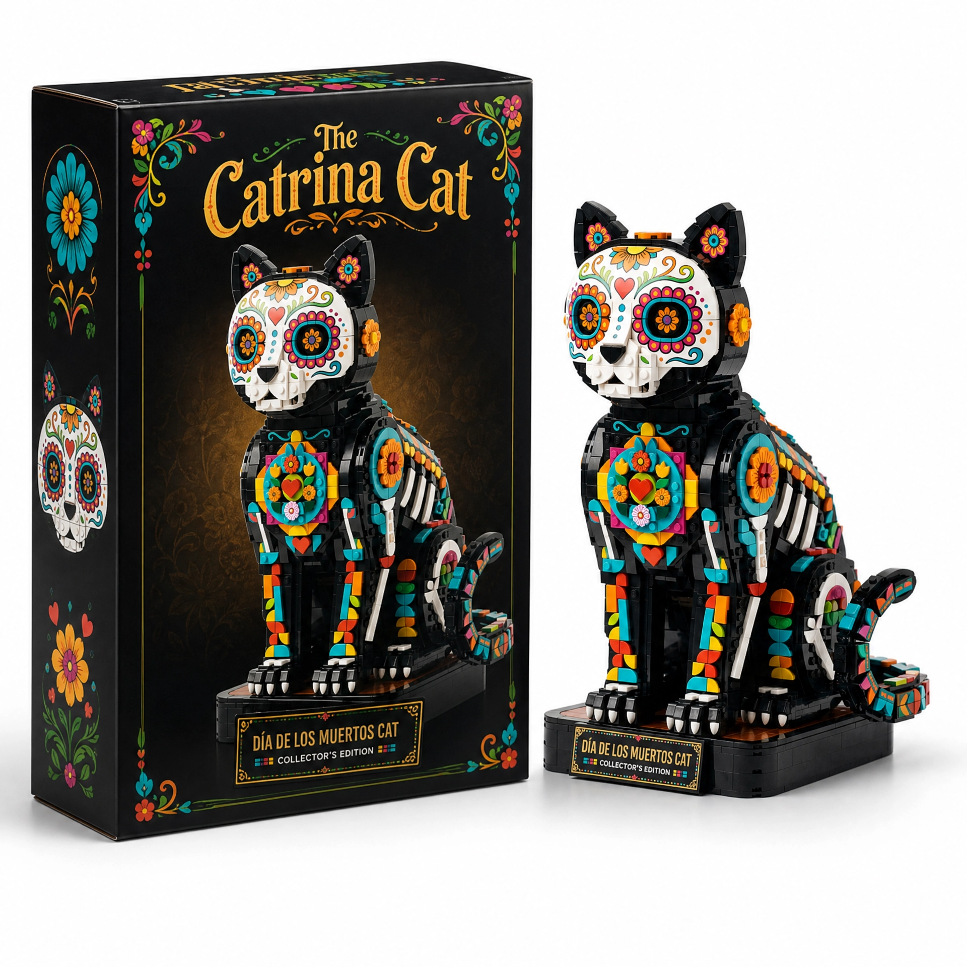 The Catrina Cat: Vibrant Cultural Collector's Edition
