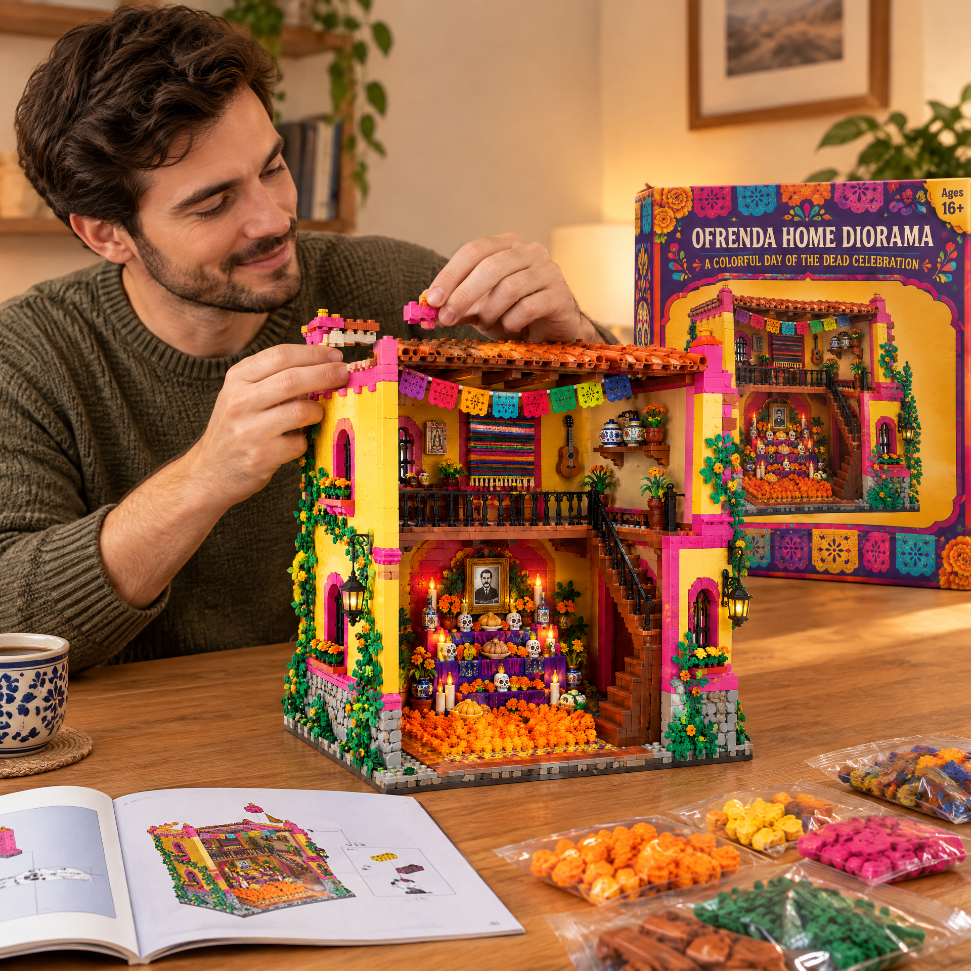 Ofrenda Home Diorama: Remembrance & Heritage Display