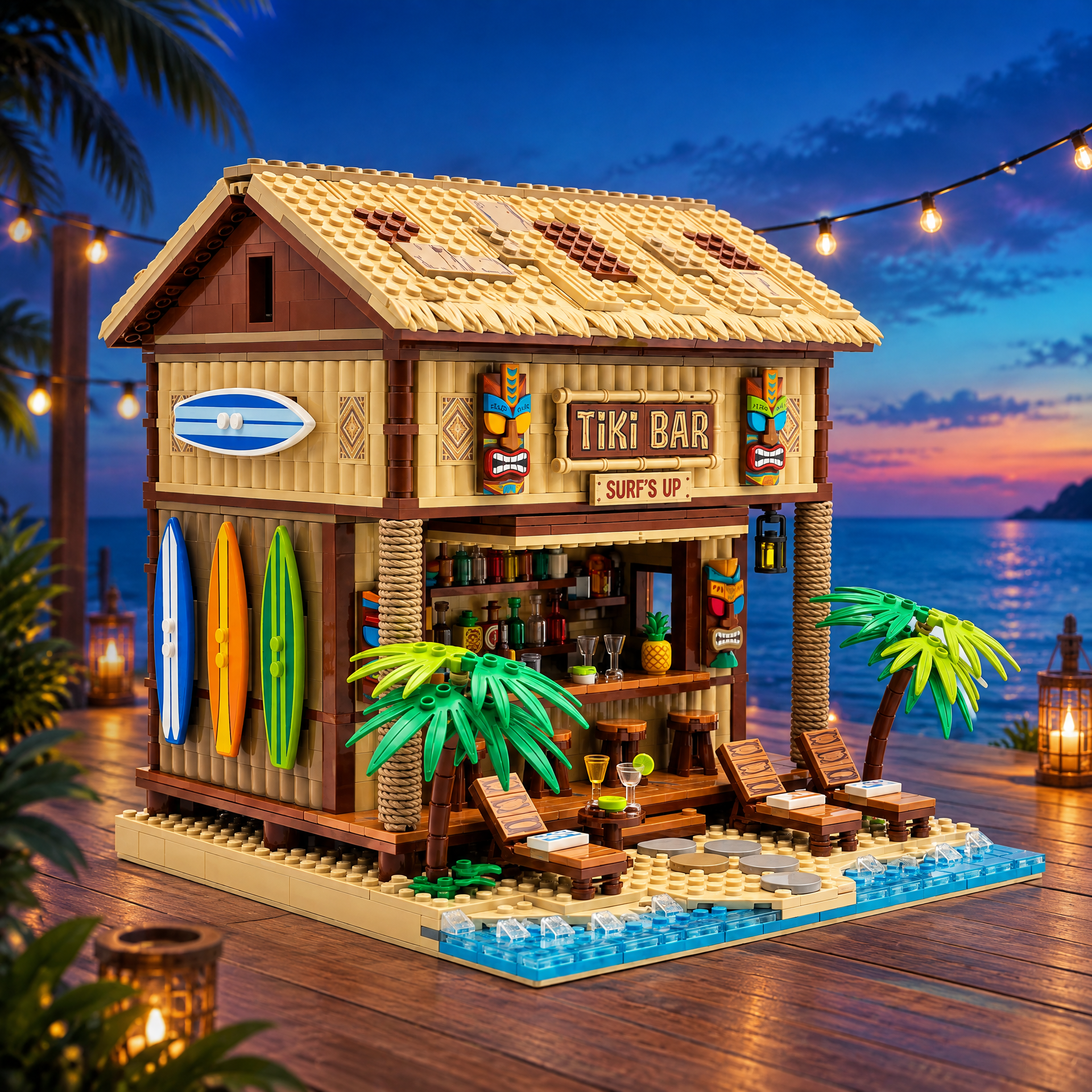 Tiki Surf Beach Bar: Tropical Island Shack Edition