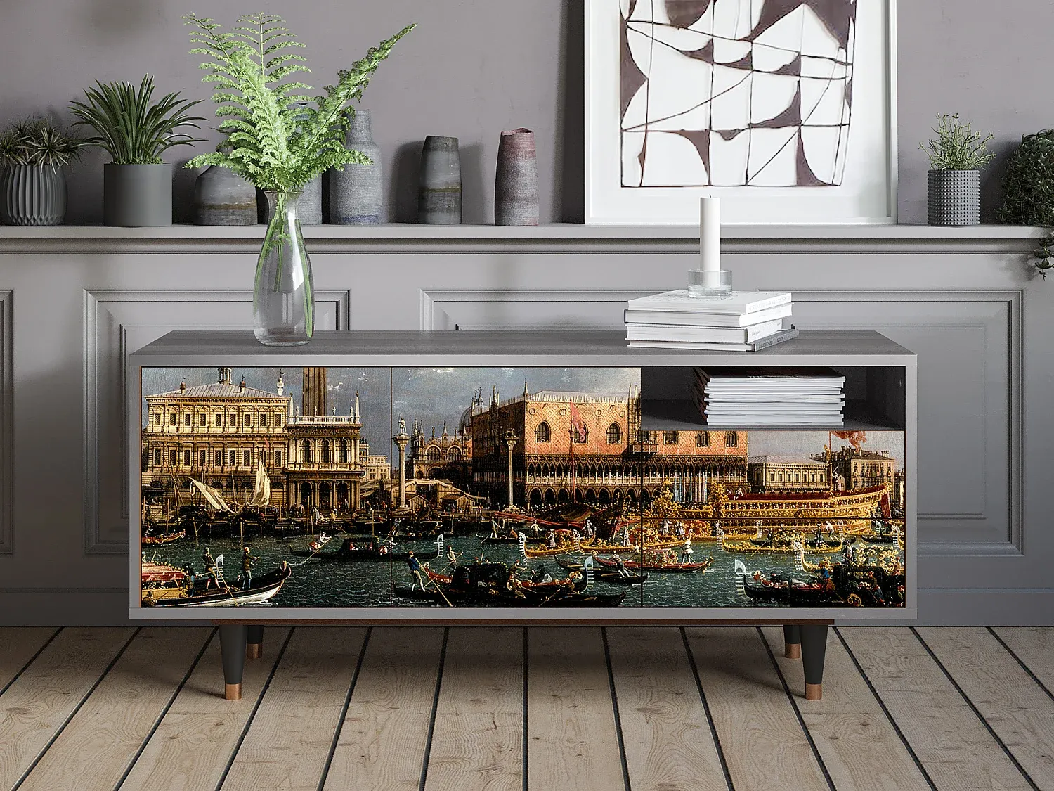 Wohnzimmer und Flur,Wohnzimmermöbel,TV-Board-FURNIOLORA